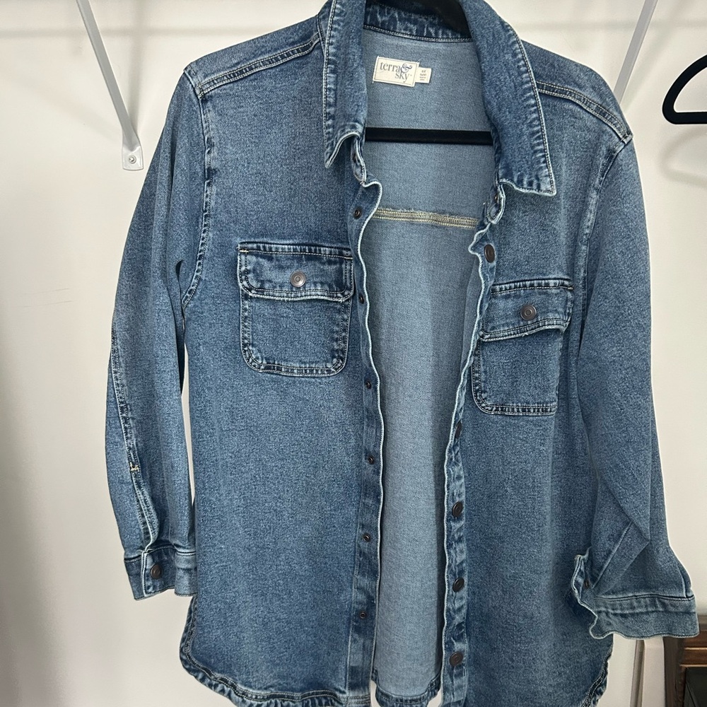 Womens oversized Jean Jacket